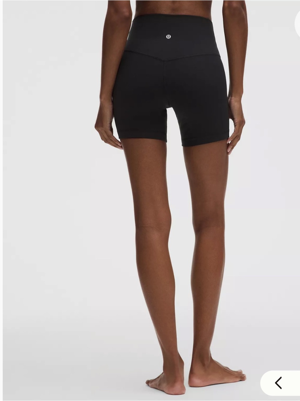 lululemon athletica Black High-Rise Bike Shorts